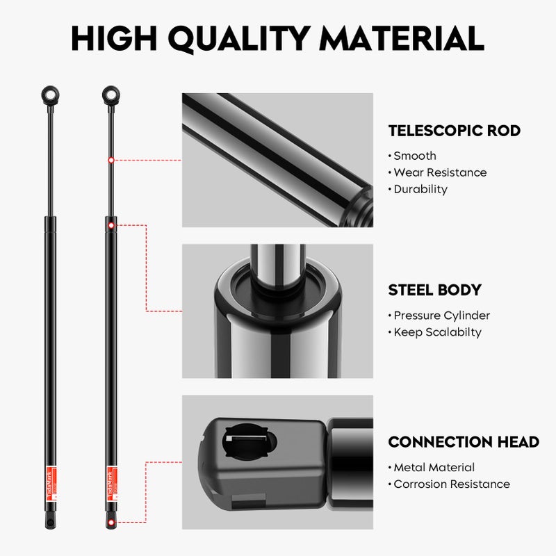 TadaMark 2 Pcs Rear Hatch Trunk Liftgate Tailgate Lift Supports Gas Springs Shocks Struts Fit for 1993-2002 Pontiac Firebird Chevy Camaro - Image 3